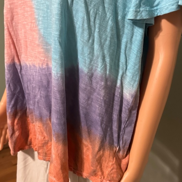 Jessica Simpson Pink and Blue Short Sleeve Tee - Picture 5 of 8